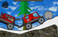 Karlı dağ kurtarıcısı oyunları - Truck oyunu oyna